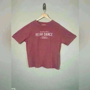 Peter Millar Golf Club Bear Dance 2002 Graphic Short Sleeve TShirt Men's XXL